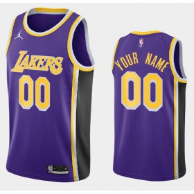 Muški NBA Dres Los Angeles Lakers Personalizirani 2020-21 Jordan Brand Statement Edition Swingman